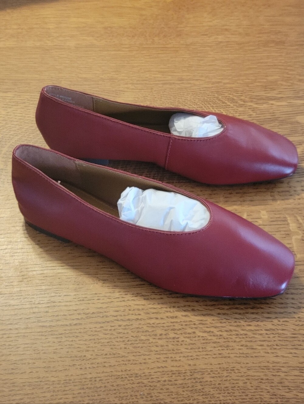 Madewell Mylie Leather Ballet Flats - Red - Picture 4 of 11